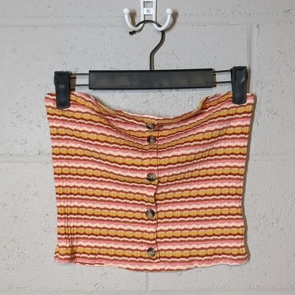 American Eagle Boho Ribbed Tube Top - Picture 1 of 4
